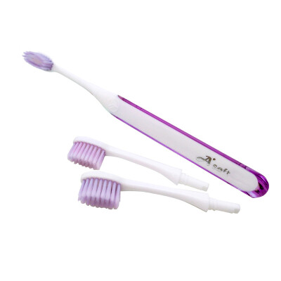 

OUSHUBI toothbrush soft hair imported brush 1 toothbrush 2 replacement brush head