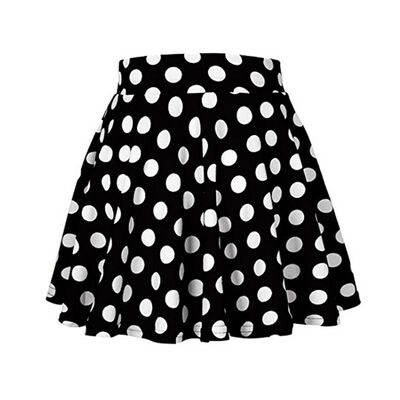 

Women Girls Adult Tutu Skirts Mini Ballet Polka Dot Evening Party Short Dress