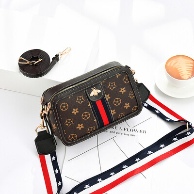

Summer womens new fashion Korean version of ins100 fashion women with one shoulder slant bag in summe