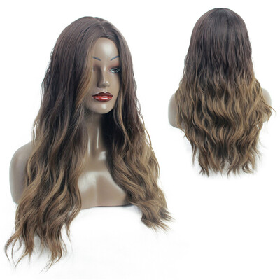 

〖Follure〗Sexy Women Long Gradient Curly Wig Party Synthetic Fashion Wigs Rose Net Hot