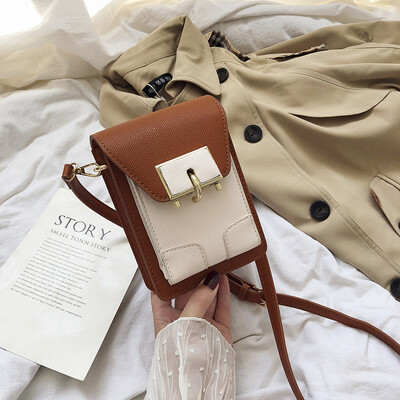 

Mini bag female Korean version of the versatile simple Messenger shoulder bag fashion lock buckle color mobile phone bag