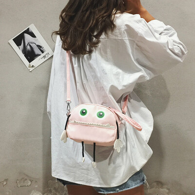 

Mini bag female 2019 new funny bag ins super fire Japanese cartoon cute girl shoulder Messenger bag