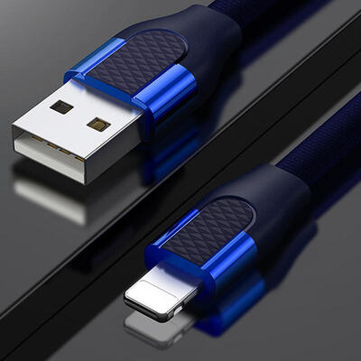 

JOYROOM M359 5V24A Lightning Cable Braided Fast Charging Cord For IPHONE-1m