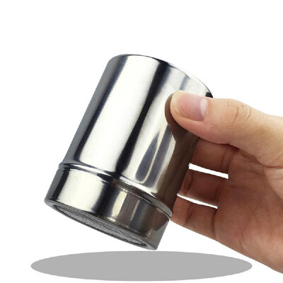 

All 304 stainless dusting cans cocoa flour barrel sieve dusting powder seasoning coffee filter tank