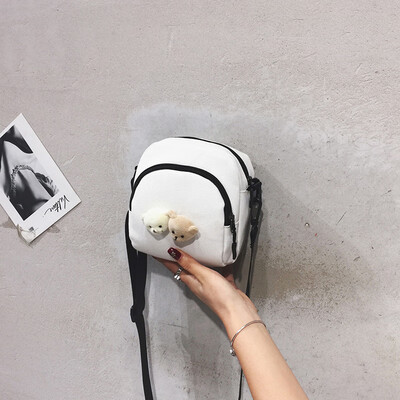 

Cute small bag female bag new 2019 fashion canvas bag Sen shoulder bag wild insyang crossbody bag