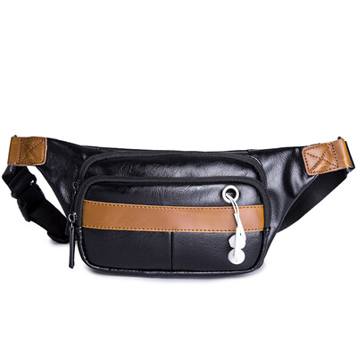 

2019 Small Lumbar Pack Korean Packet Style Contrast Cortex Sports Tide Mens Single Shoulder Moisture