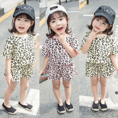 

Baby Girls Kids Summer Toddler Outfits Clothes T-shirt TopsShorts Pants Set