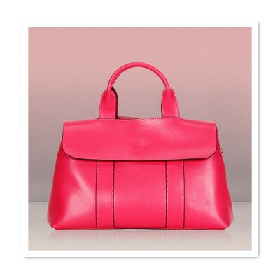 

Leather handbag female 2018 new fashion shoulder bag wild Korean version of the atmosphere ladies portable Messenger bag