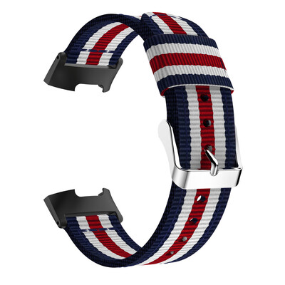 

〖Follure〗Replacement Woven Nylon Fabric Watch Band Wrist Strap For Fitbit Charge 3