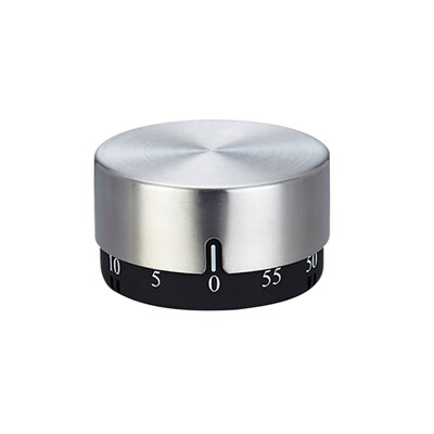 

Kitchen Cooking Stainless Steel Cylinder Magnetic Mechanical Countdown Timer