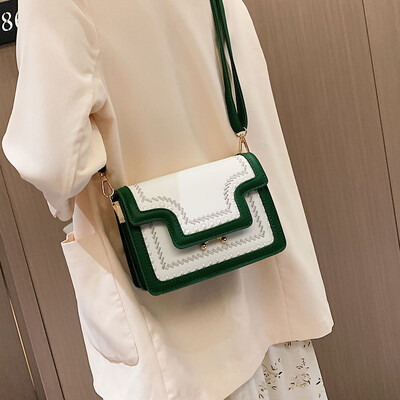 

Ins fashion Korean version of the female handbag 2019 popular bag fresh wild summer small square bag Messenger bag
