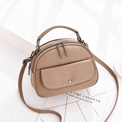 

Summer fashionable ins fashion simple bags with one shoulder&inclined spanning soft leather bags