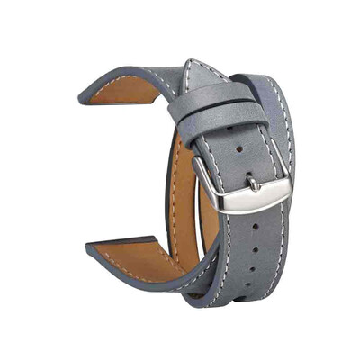 

〖Follure〗Double Tour Leather Accessory Band Replacement Bracelet For Apple Watch 4 44mm