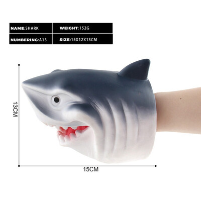 

Tailored Simulation Animal Head Model Hand Puppet Toy Doll Gloves Baby Child Gift