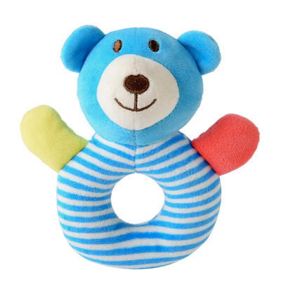 

Cartoon Animal Baby Soft Plush Appease Doll Infant Rattles Toy with BB Bell