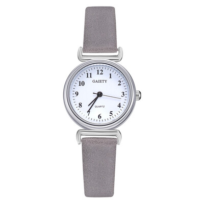 

GAIETY Womens Watches Bayan Kol Saat Quartz Digital Clock Minimalism And Simple Stlye Wristwatch Leather Strap Horloge Dames
