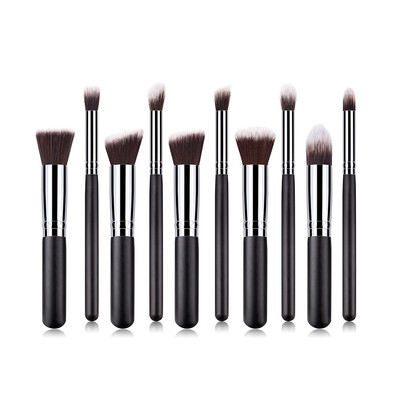 

Toponeto 10 PCS Make Up Foundation Eyebrow Eyeliner Blush Cosmetic Concealer Brushes