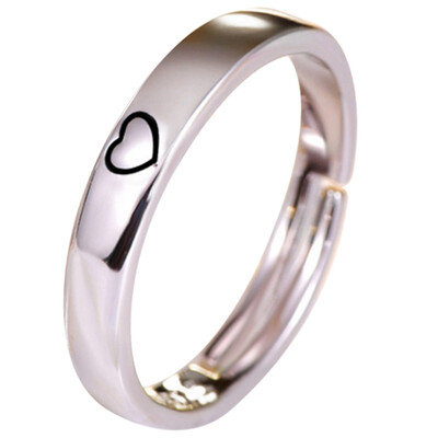 

Love Couple Ring Heart-Shaped Ring Wedding Pa Hot Stylish Creative Practical