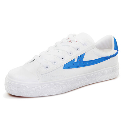 

Warrior canvas shoes low to help casual couple models with flat-bottom sports WL0003T blue&white 35 large one yard