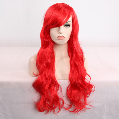 

Gobestart 80cm Womens Heat Resistant Hair Blonde Long Curly Full Wig