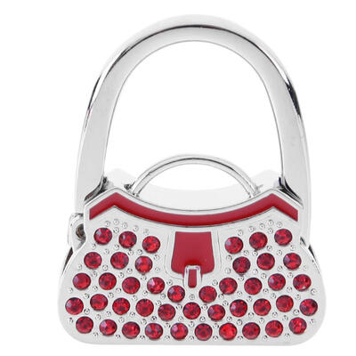 

Purse Handbag Hanger Hook Holder Bag Table Hook Crystal Rhinestone Decor