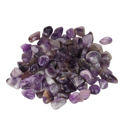

100g Natural Amethyst Stone DIY Bracelet Necklace Home Fish Tank Decoration