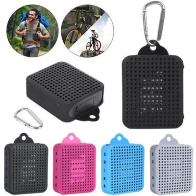 

New Silicone Protective Skin Case Cover Carabiner for JBL GO 2 Bluetooth Speaker