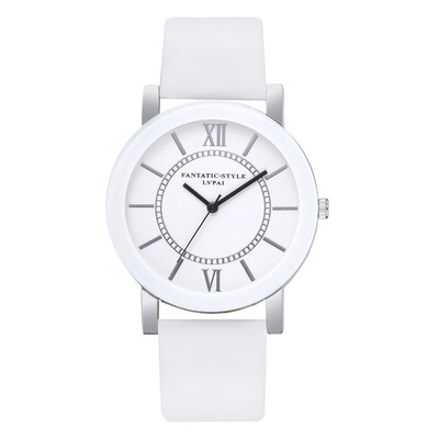 

High Quality Women Watches Simple Style Dial Ladies Quartz Wristwatch Candy Colors Leather Strap Clock Casual Reloj Mujer