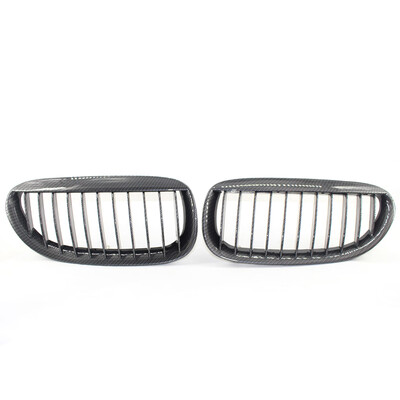 

1 Pair Front Kidney Grille Carbon Look for BMW E63E64 M6 Convertible Coupe 2004-2010