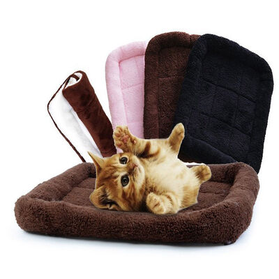 

Ktaxon New Small Medium Soft Plush Dog Pet Cat Bed Warm Mat Crate Kennel