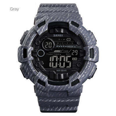 

SKMEI Mens Military Watch Waterproof Digital Sports Watch With LED Backlight