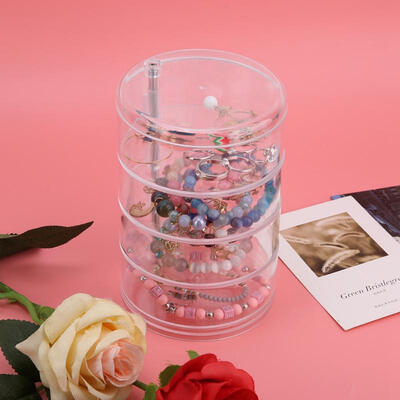 

Greensen 4Tiers Acrylic Clear Makeup Cosmetic Holder Storage Box Case Jewelry Organizer