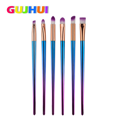 

Gobestart 6PCS Make Up Foundation Eyebrow Eyeliner Blush Cosmetic Concealer Brushes