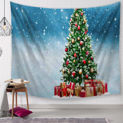 

Toponeto Christmas Tapestry Santa Print Wall Hanging Tapestry Art Home Decor