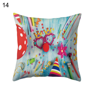 

Multicolor Candy Food Cushion Cover Home Office Cafe Car Decoration Pillow Case