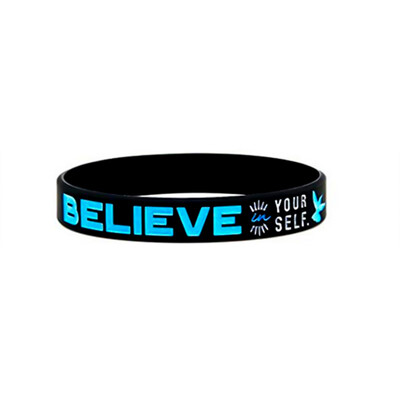 

1 Pc Dream Inspire To Create Believe That Inspirational Bracelet Motivational Message Silicone Wristbands Ladies