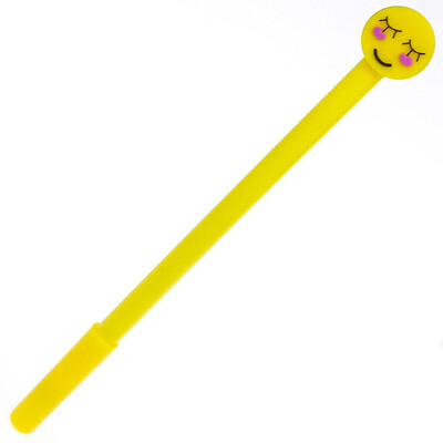 

Toponeto Black Gel Pen Kawaii Expression Design Signature Pen Funny Student Price Gift