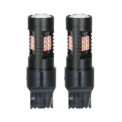 

2Pcs LED Bulb Lights Auto Lamp Bulbs Car Light 7440 Red
