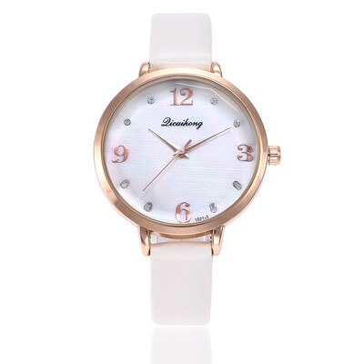 

Korean fashion ladies belt watch digital diamonds