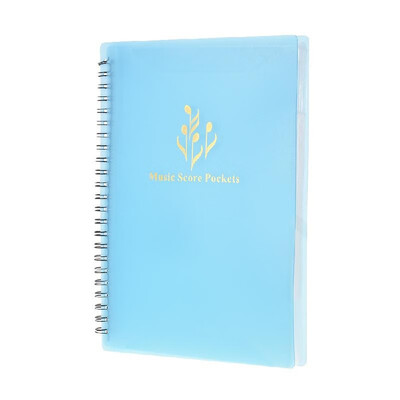 

Multifunctional Music Score Holder A4 Size Paper Sheet Document File Organizer Folder with 40 Pockets