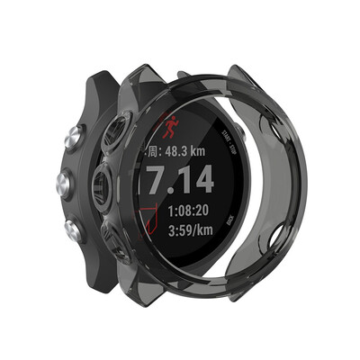 

ECSEM Case Cover for Garmin Forerunner 245 Smartwatch Protective PC Bumper Armor Case Protector for Forerunner 245245 Music