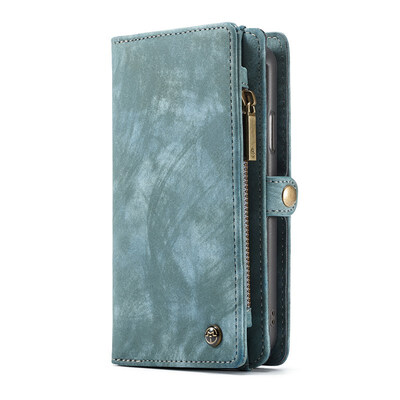 

CaseMe New fashion Phone Case For iphone Xs Max 65 inch Leather Zipper Multifunction Wallet 2 In1 Design phone Full Cover Case