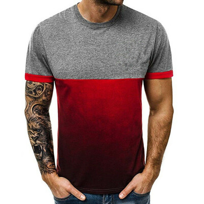 

2019 Mens Athletic Gym Fitness Slim T-Shirt Bodybuilding Muscle Sports Tops Tee