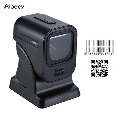 

Aibecy High Speed Omnidirectional 1D2D Presentaion Barcode Scanner Reader Platform High Speed with USB Cable for Stores Supermark