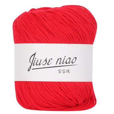 

Toponeto 1PC 50g Chunky Colorful Hand Knitting Baby Milk Cotton Crochet Knitwear Wool A