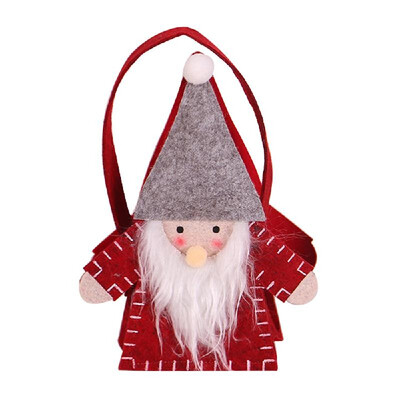 

Christmas Candy Bag Forest Man Handbag Gift Bag Felt Cloth Christmas Tree Holiday Party Decoration