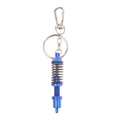 

〖Follure〗1pc Refit Spring Shock Absorber Tuning Auto Car Parts Key Chain Keychain Keyring