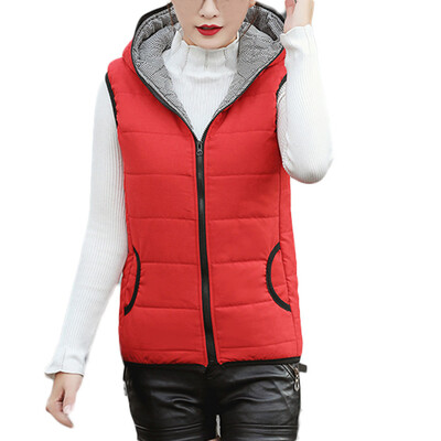 

Toponeto Womens Warm Coat Hooded Jacket Slim Winter Parka Outwear Coats Vest