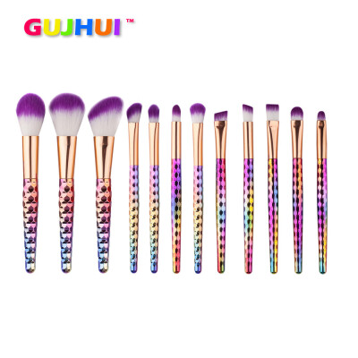 

〖Follure〗12PCS Make Up Foundation Eyebrow Eyeliner Blush Cosmetic Concealer Brushes