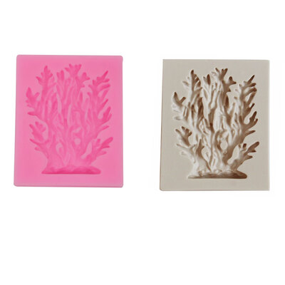 

Coral Sugarcraft Silicone Mold 3D Seaweed Cupcake Kitchen Cake Mould Soap Candy Chocolate Baking Tools